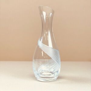 Lenox Windswept Frosted Cut Crystal Carafe